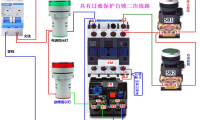 带电源指示灯和故障指示灯的电路图