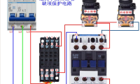 最简单的三项电缺相保护电路